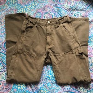 Brown cargo jeans